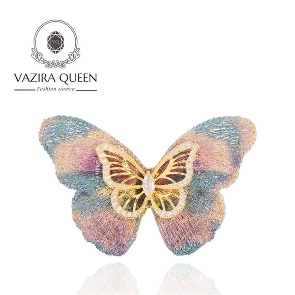 VQ  Butterfly Brooch - Picture 1 of 7
